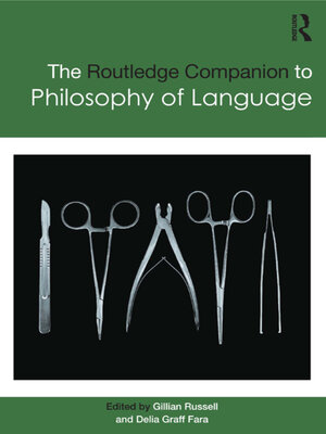 cover image of Routledge Companion to Philosophy of Language